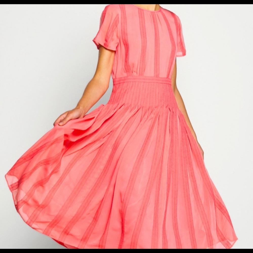 NWT J Crew Chiffon Midi Dress Sz 2